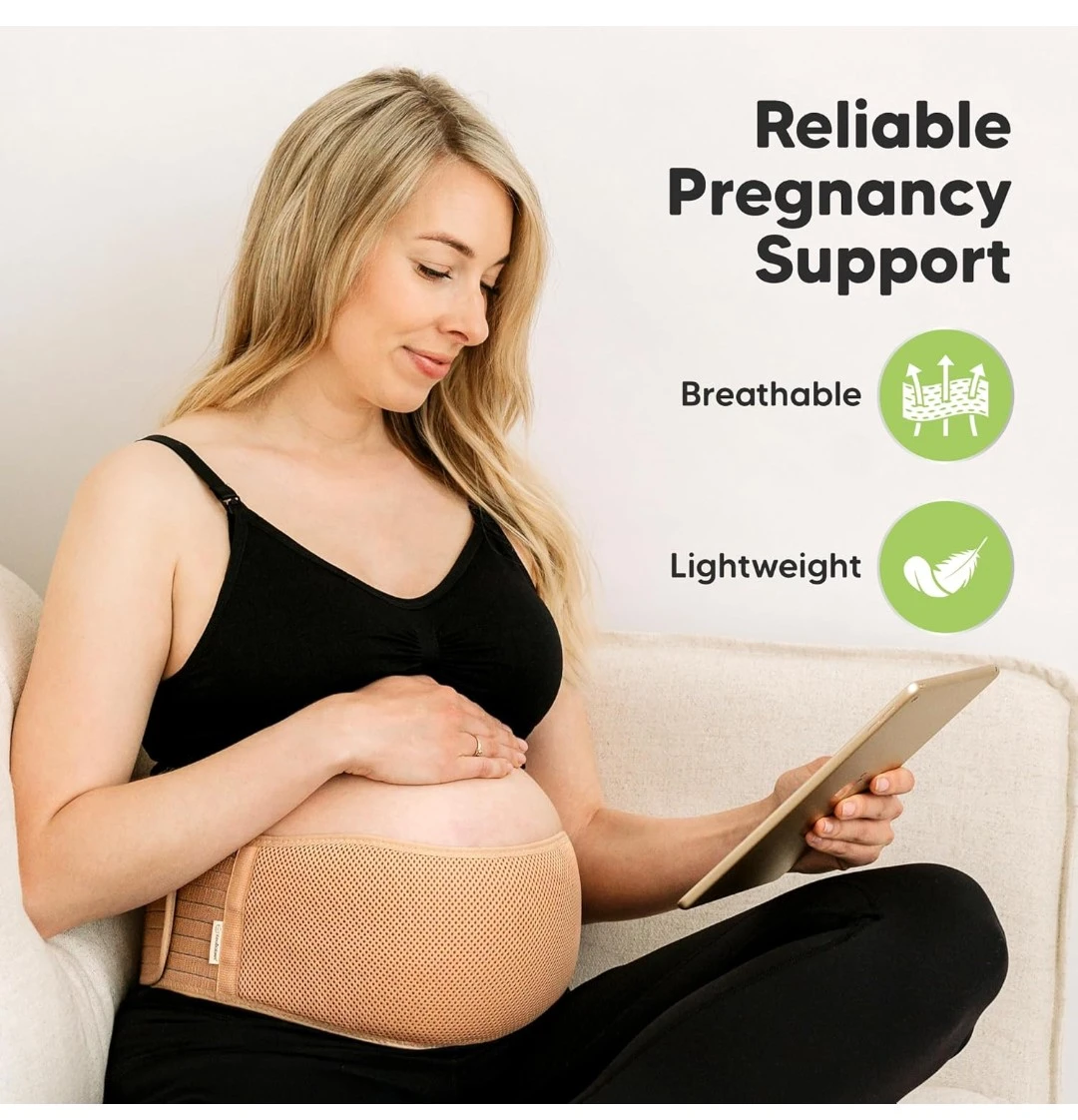 KeaBabies Maternity Belly Band / Pregnancy Support Belt