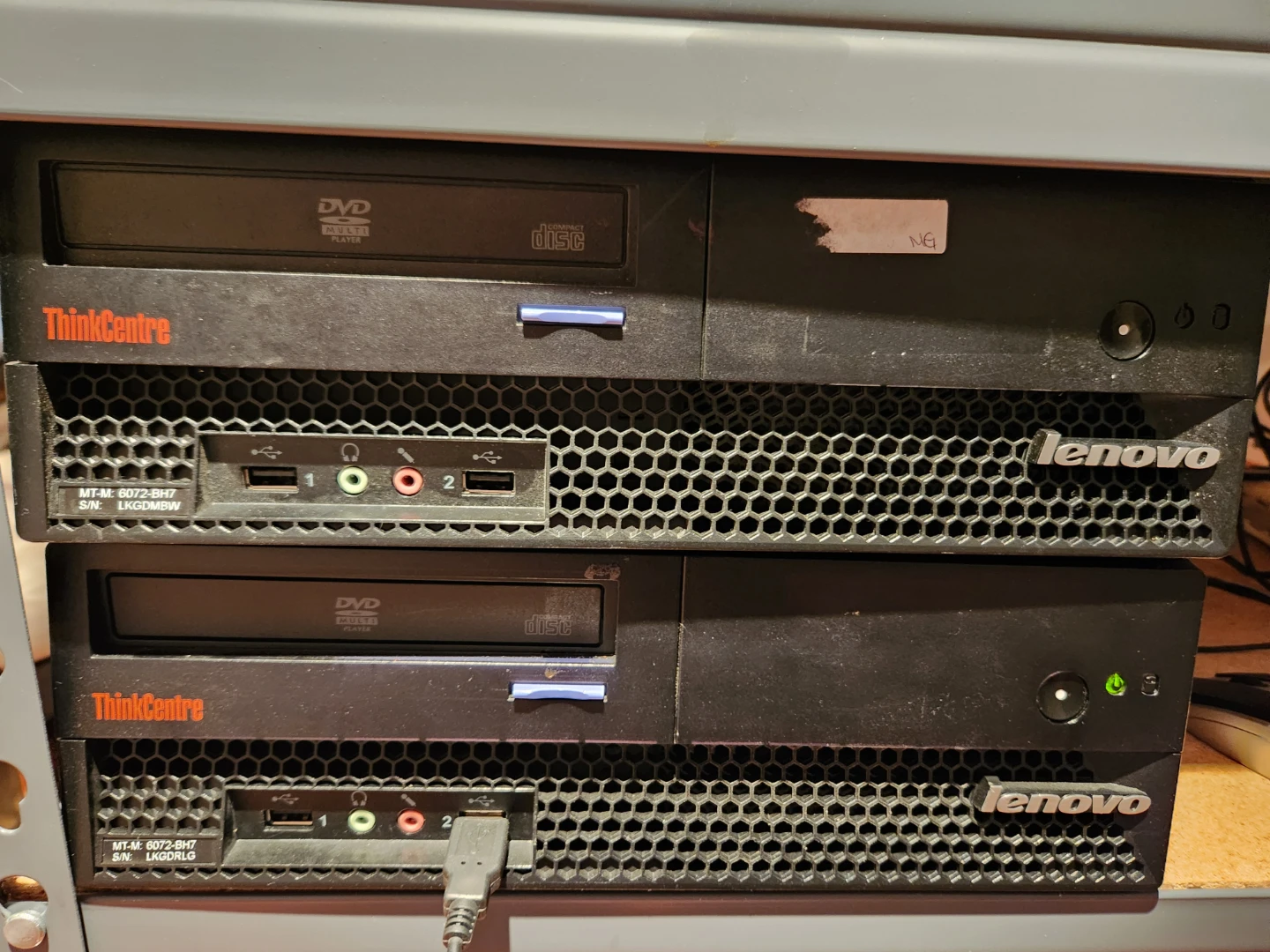 TWO Lenovo ThinkCentre M57 Desktop Computers - photo 2