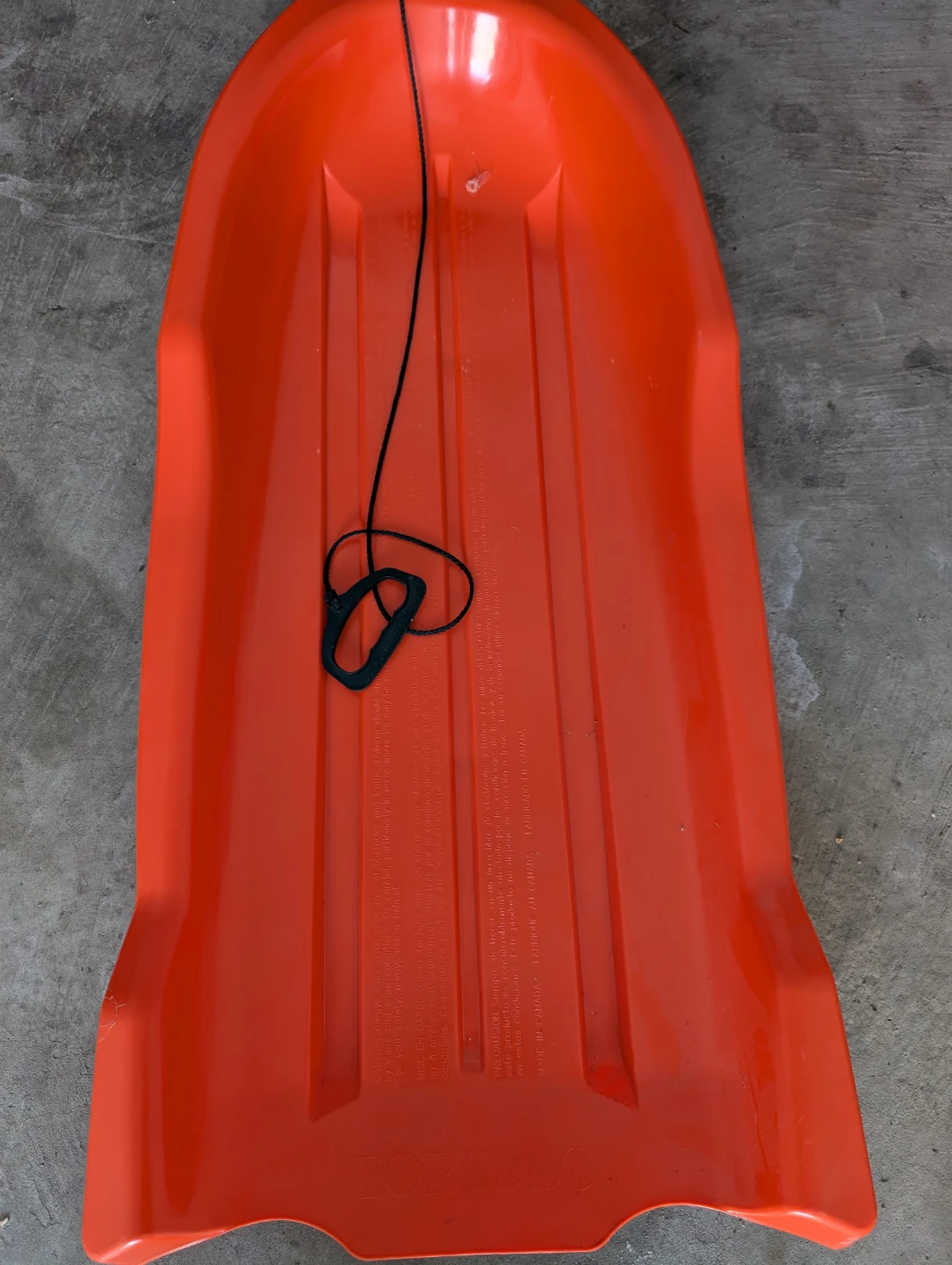Torpedo Sled - Orange