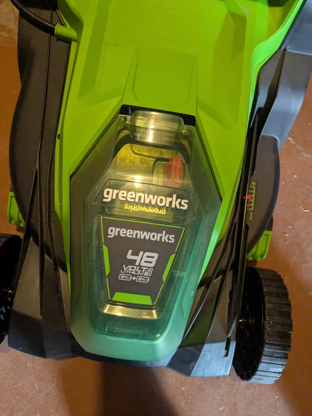 Greenworks 48V 17" Cordless Lawn Mower - photo 2
