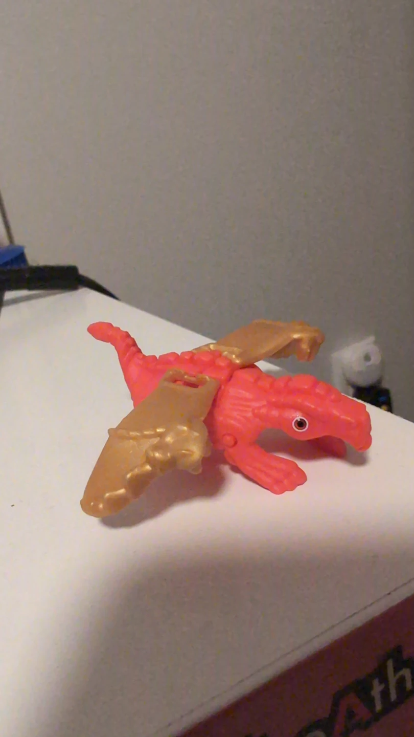 Red Dragon Toy with Gold Wings - photo 2