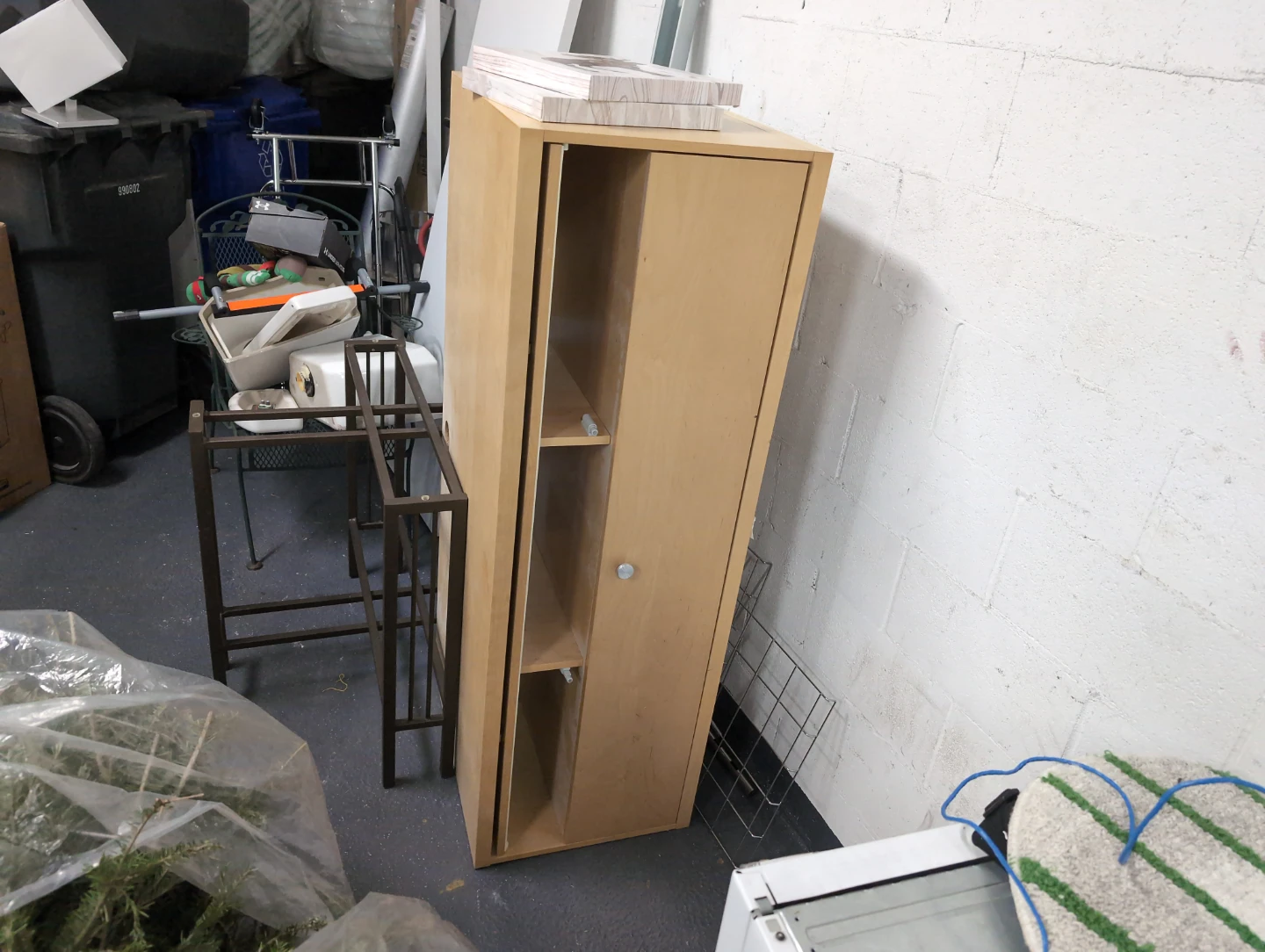 Light Wood TV Stand - photo 2