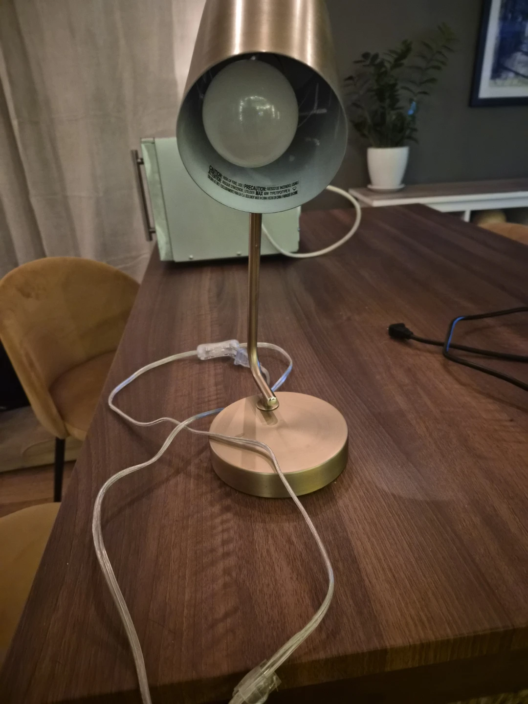 Gold Desk Lamp - photo 2
