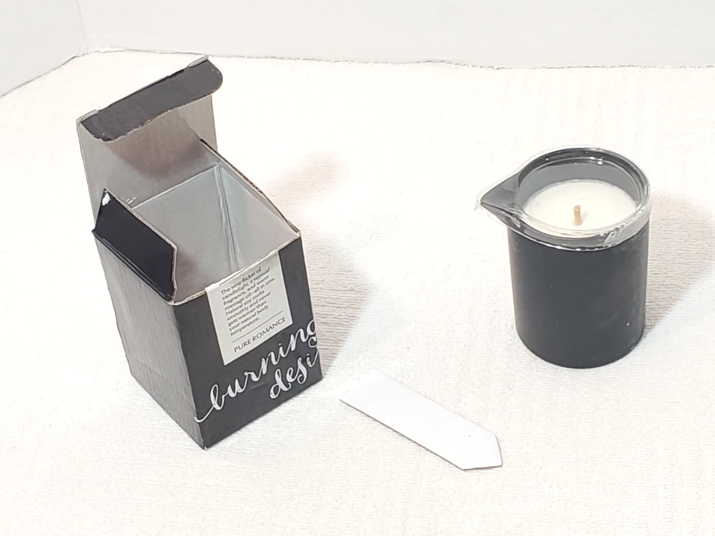Burning Desire Soy Massage Oil Candle by Pure Romance New Box - photo 5