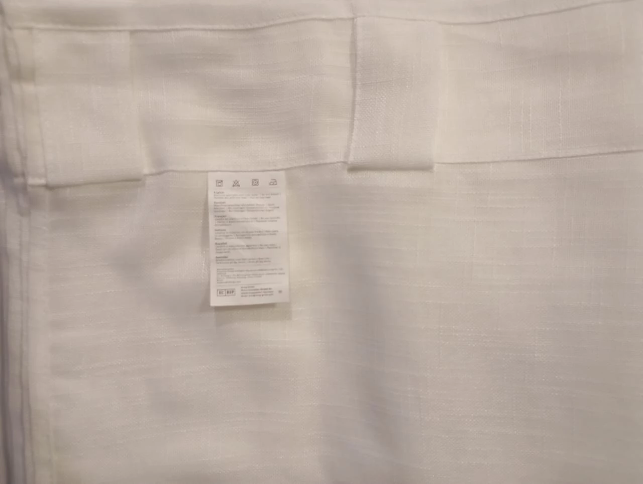 Curtain White, New in Package