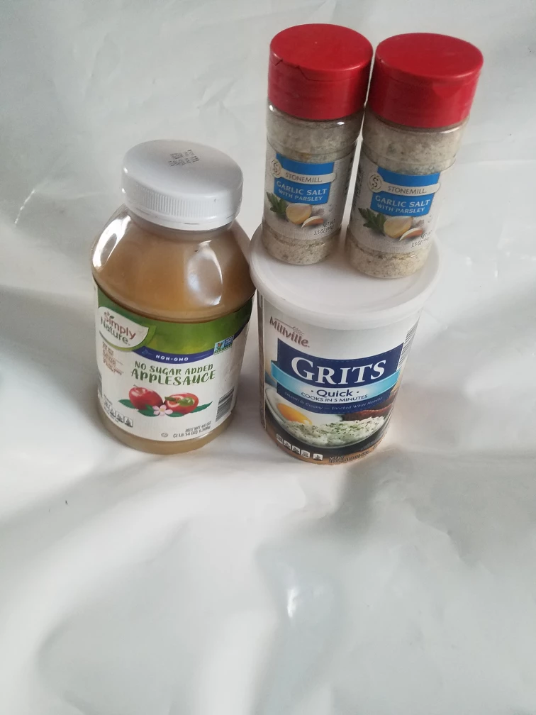 Millville Grits, Simply Nature Applesauce