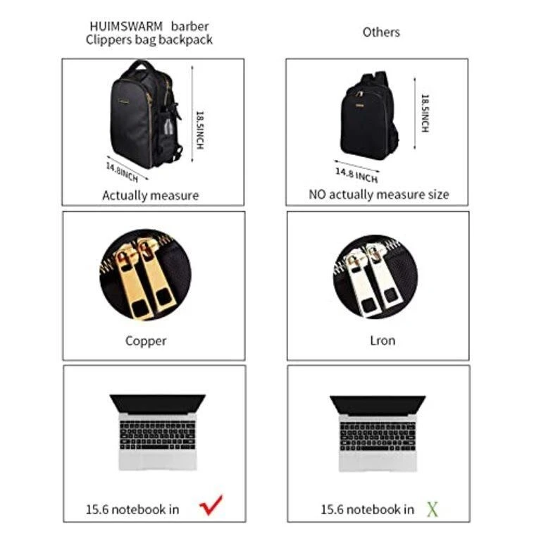 HUIMSWARM Barber Clippers Bag Backpack - photo 2