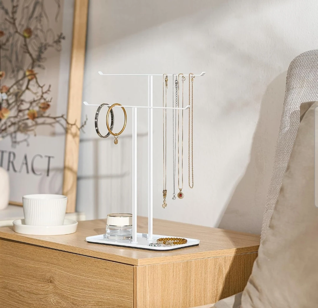 White Metal Jewelry Organizer Stand - photo 4