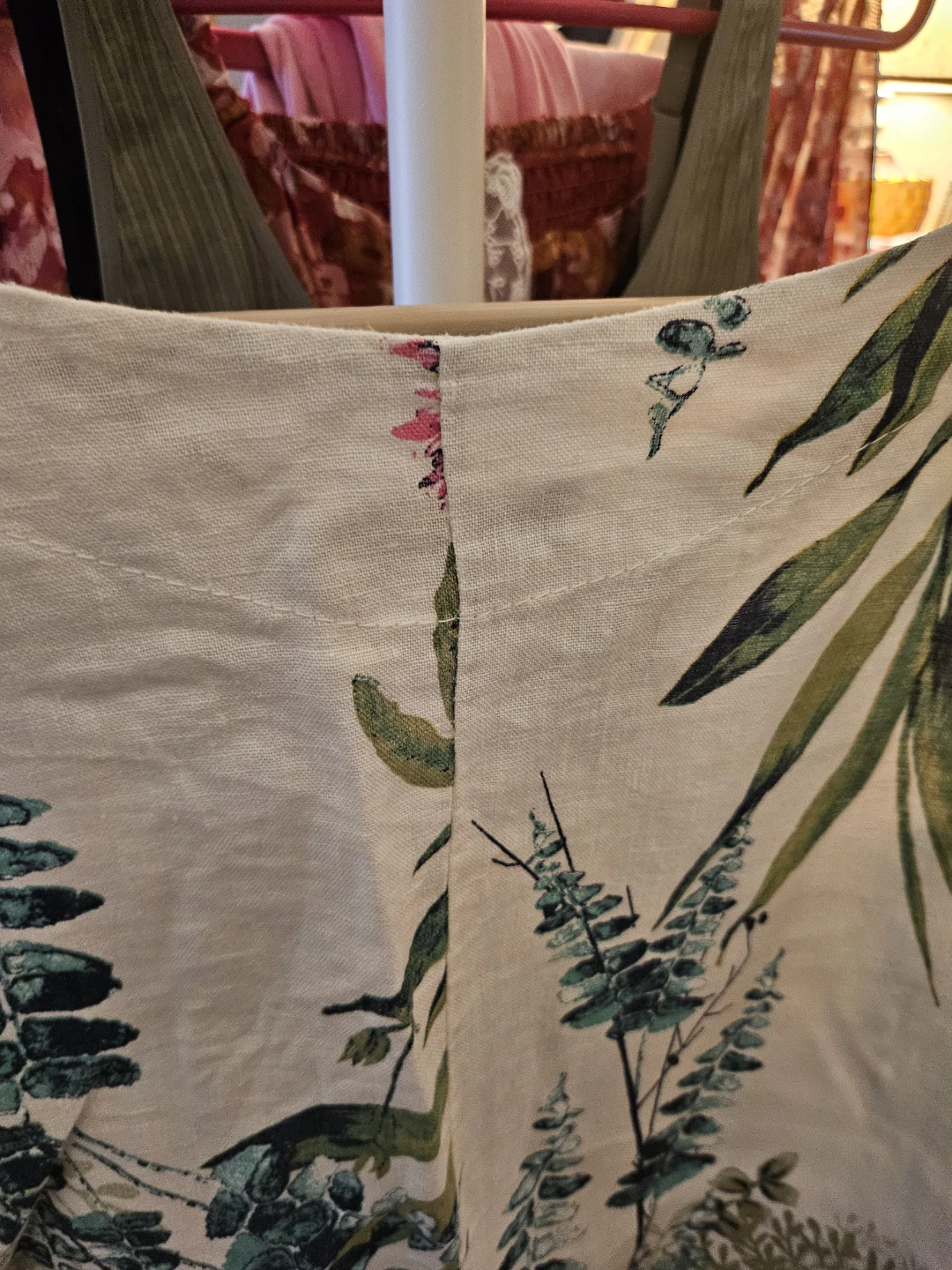 Viola Borghi 100% Linen Floral Print Blouse - photo 5
