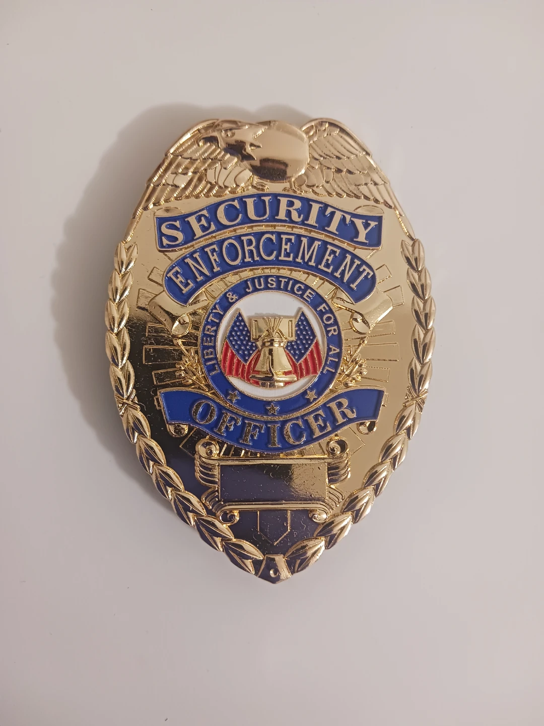 Security Enforcement Officer Badge – New, Gold-Tone - photo 2