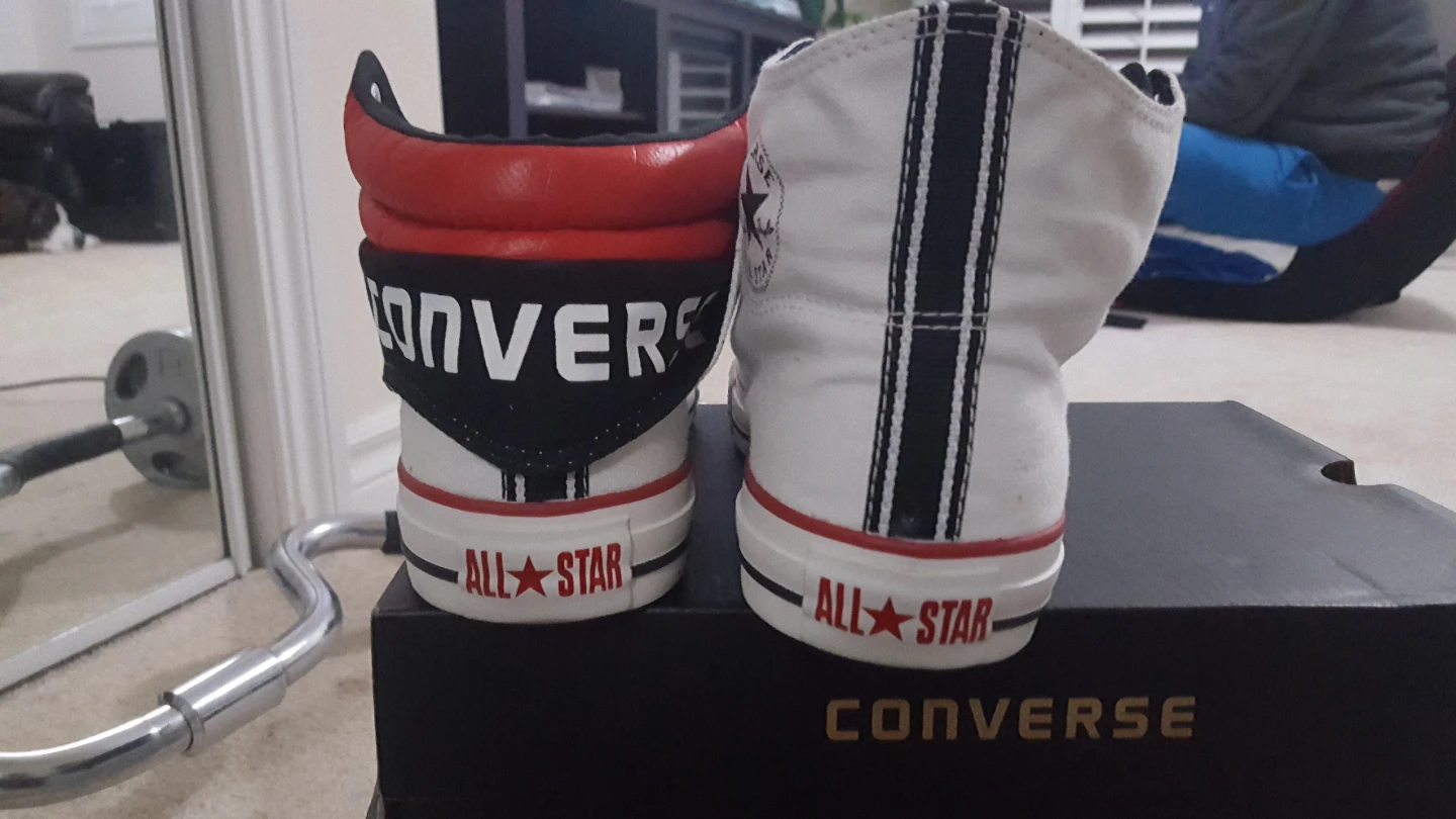 Converse CT PC 2 Mid White/Red/Black - Men's 7