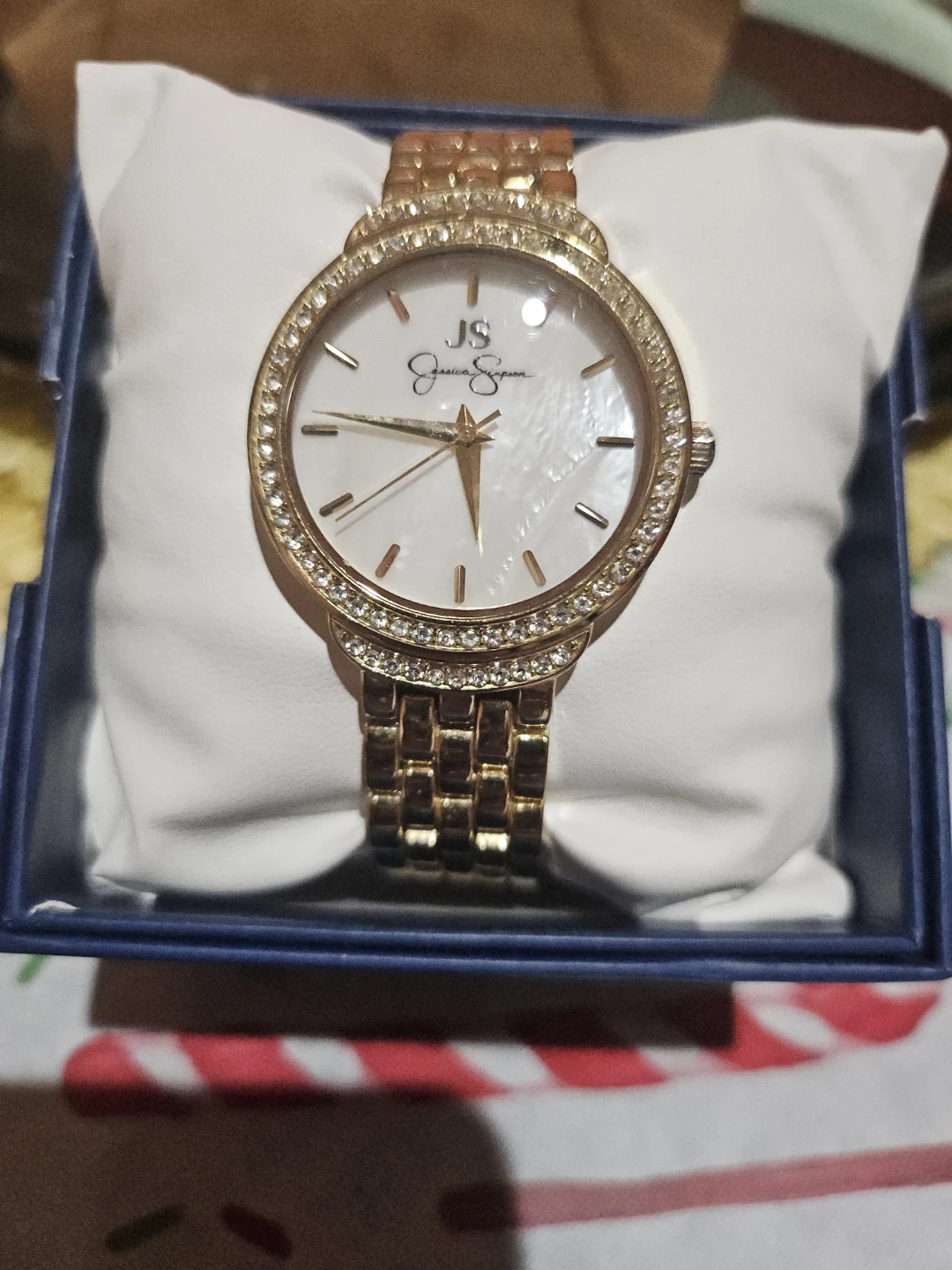 Jessica Simpson Gold Watch