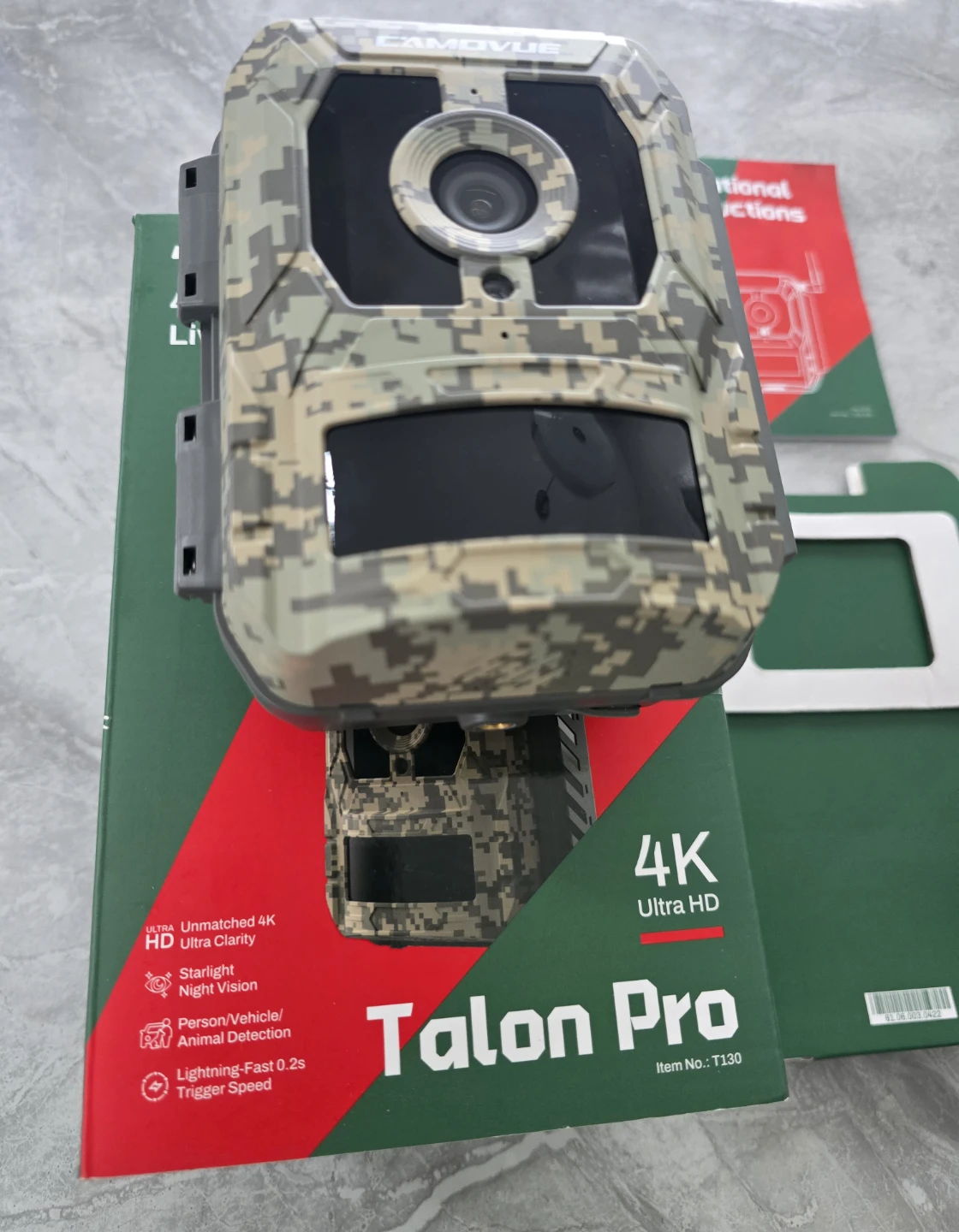 CAMOVUE Talon Pro 4K Trail Camera -New! - photo 4