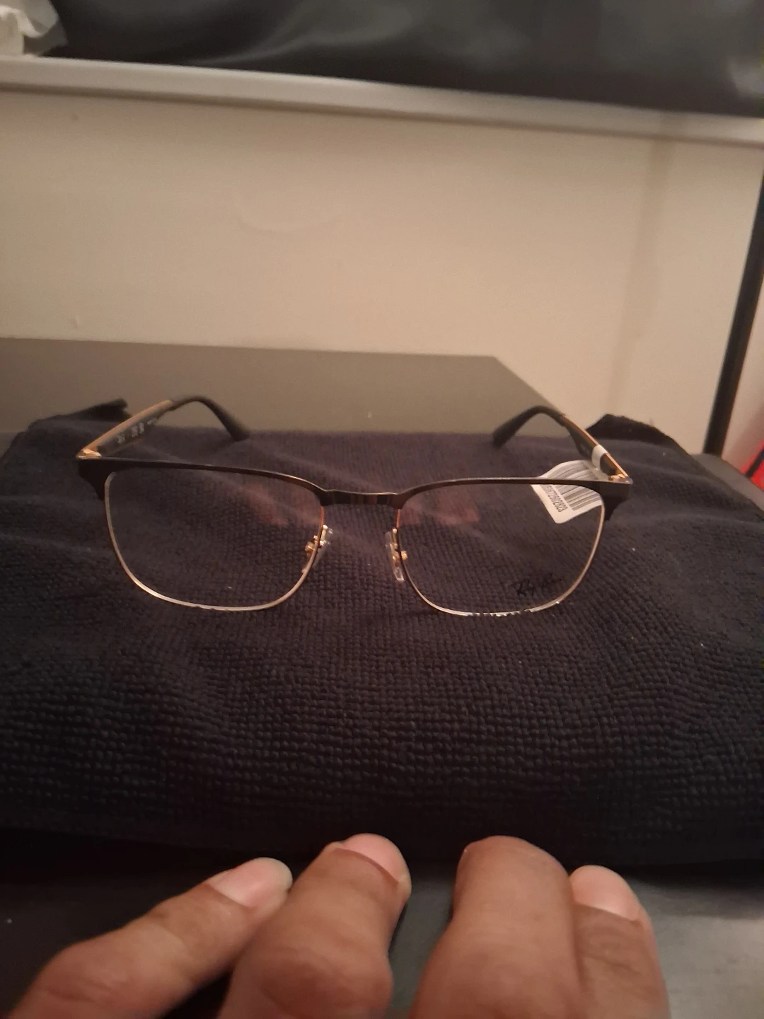 Ray-Ban Eyeglasses RB6396 54/18/145 Gold/Black