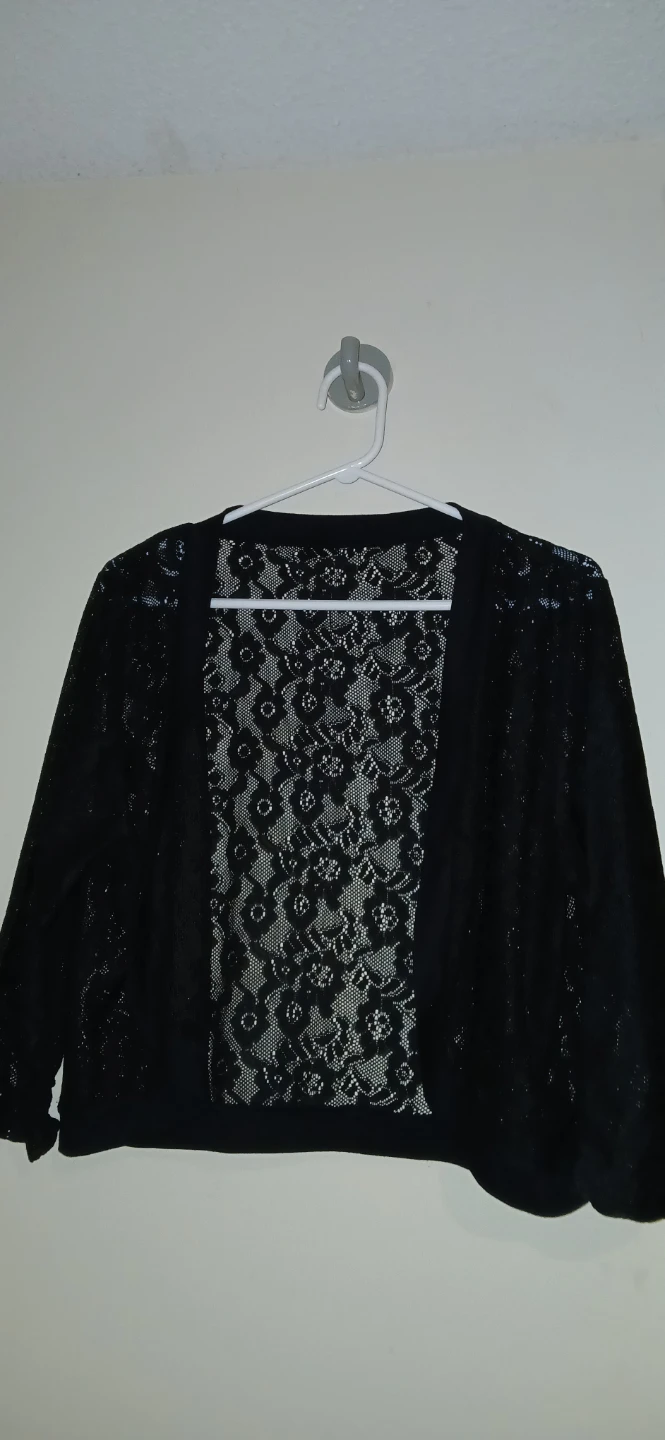 Black Lace Bolero Shrug