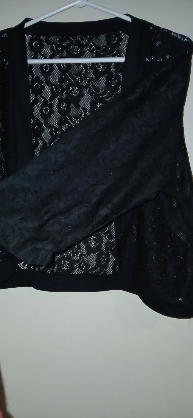 Black Lace Bolero Shrug - photo 3