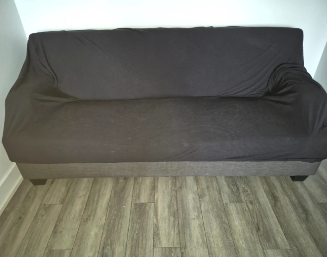 Dark Grey Sofa Cum Bed with cover - photo 2