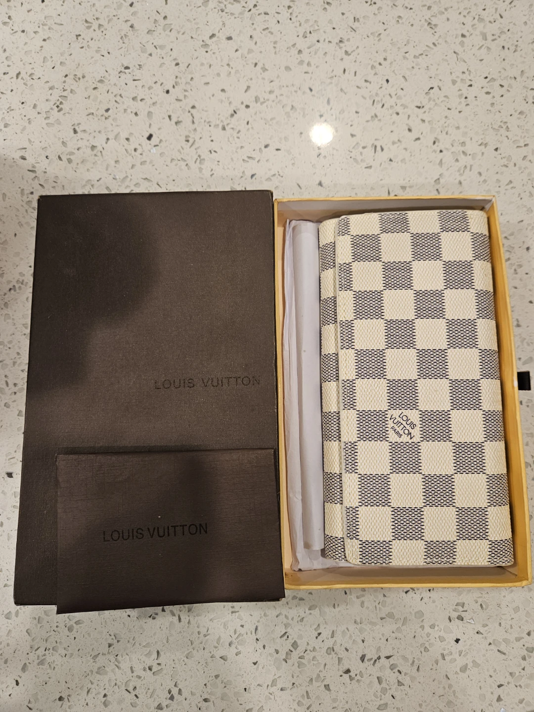 Louis Vuitton Damier Azur Long Wallet