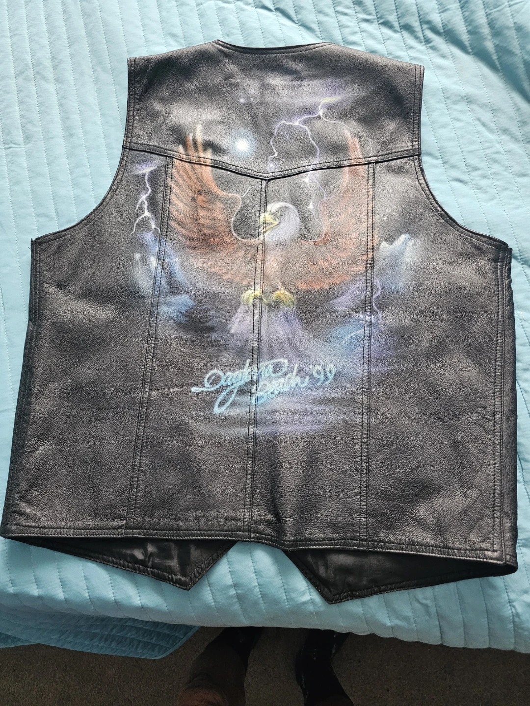 Starling Leather Vest, Size M