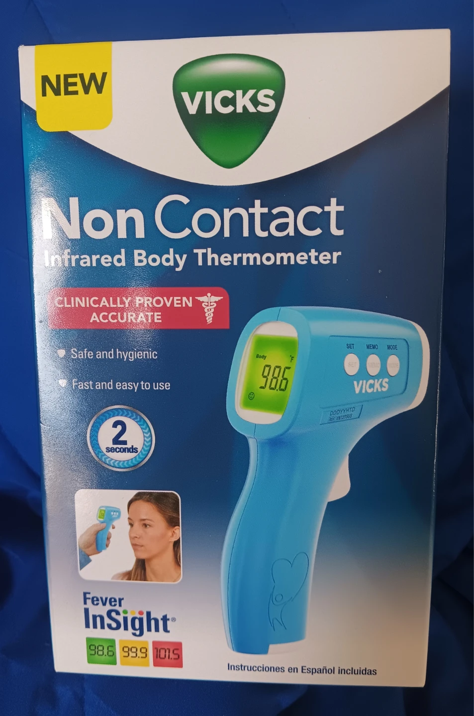 New Vicks Non Contact Infrared Body Thermometer