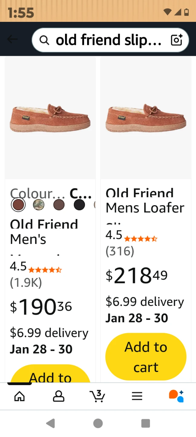 Old Friend Moccasin Slippers, Size 13 - photo 4