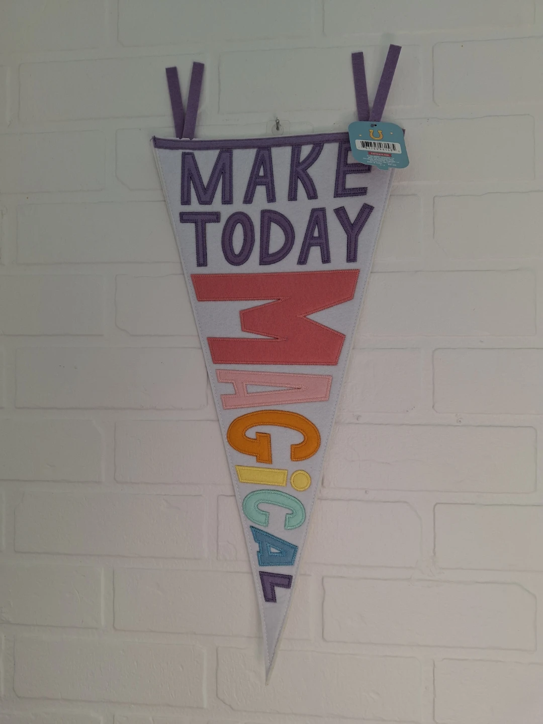 Felt Pennant Wall Decor - Make Today Magical