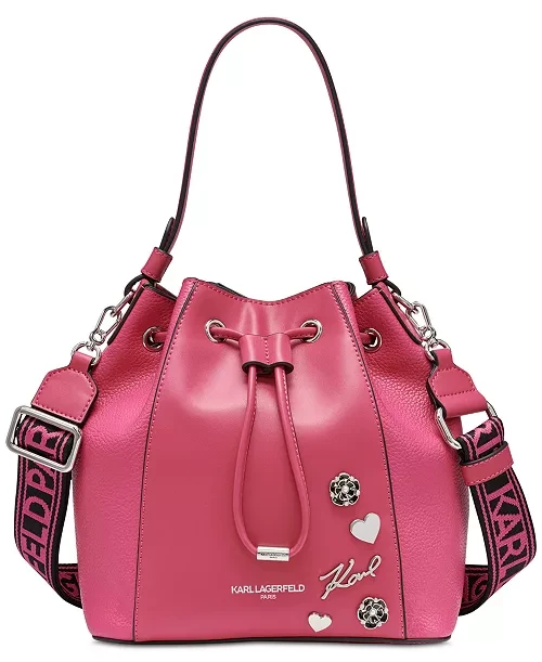 Karl Lagerfeld Paris Bucket Bag - Pink