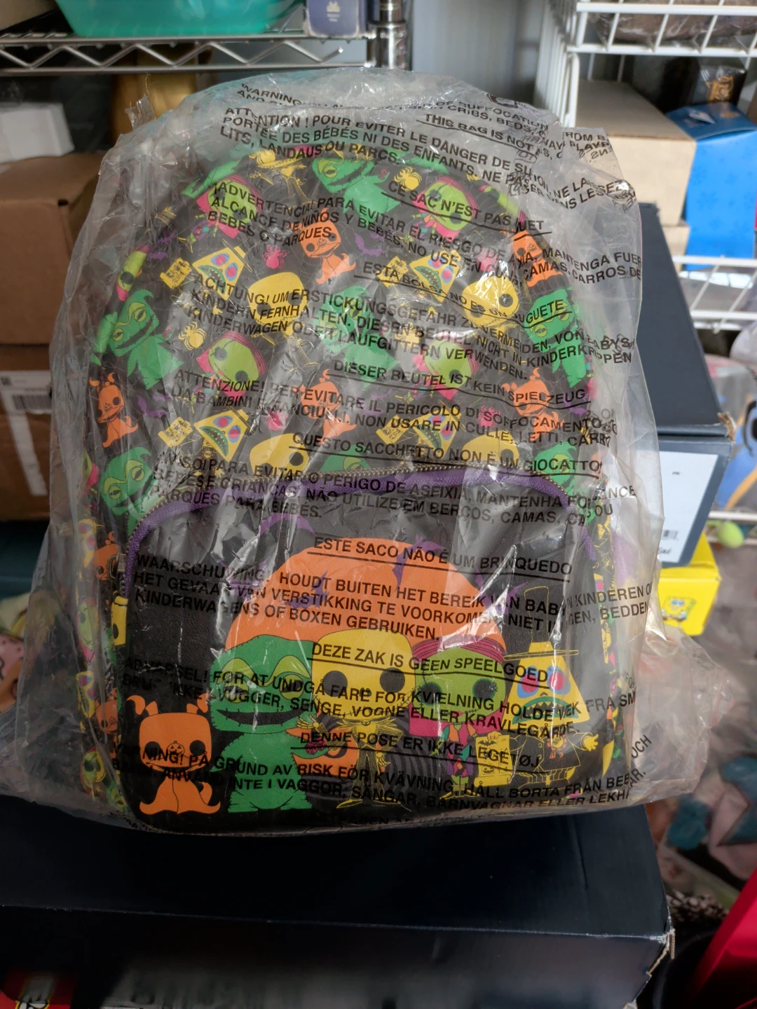 Disney Tim Burton's The Nightmare Before Christmas Mini Backpack - photo 2