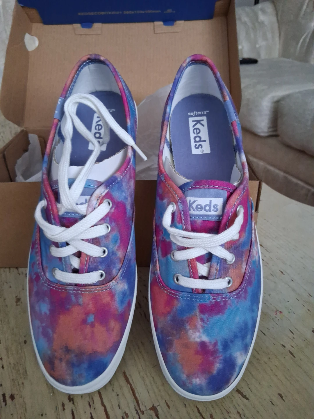 Keds Canvas Tie Dye Sneakers - Women's 6.5