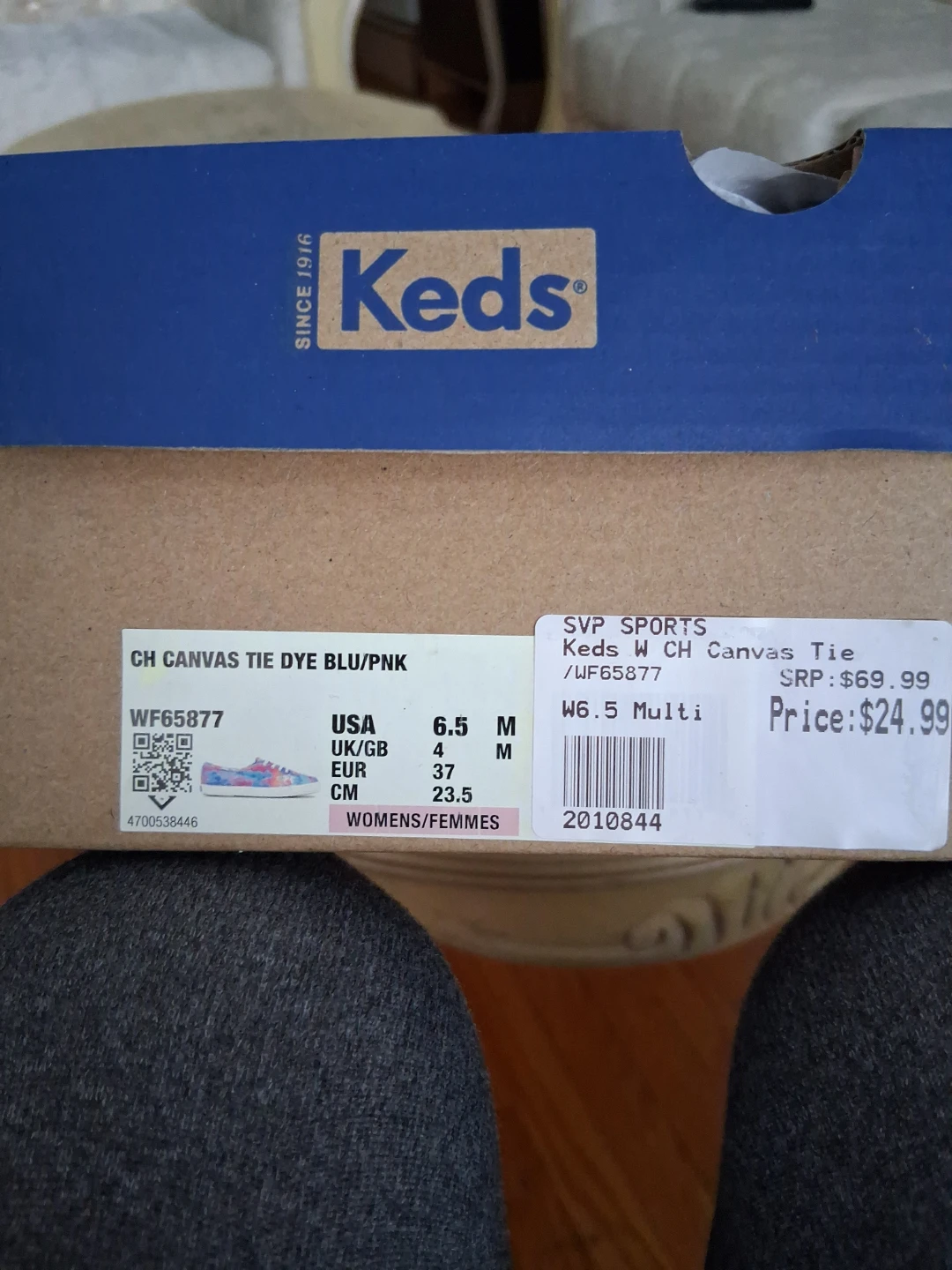 Keds Canvas Tie Dye Sneakers - Women's 6.5 - photo 3