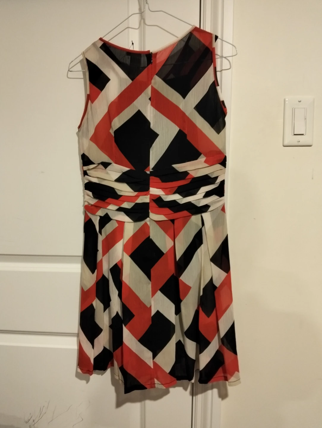 POETRY Women's Geometric Print Sleeveless Dress Size M - photo 3
