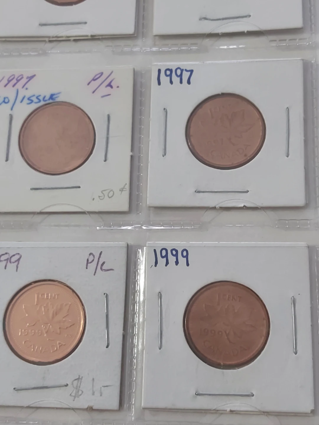Collection of Canadian Pennies 1949-2006 - photo 5