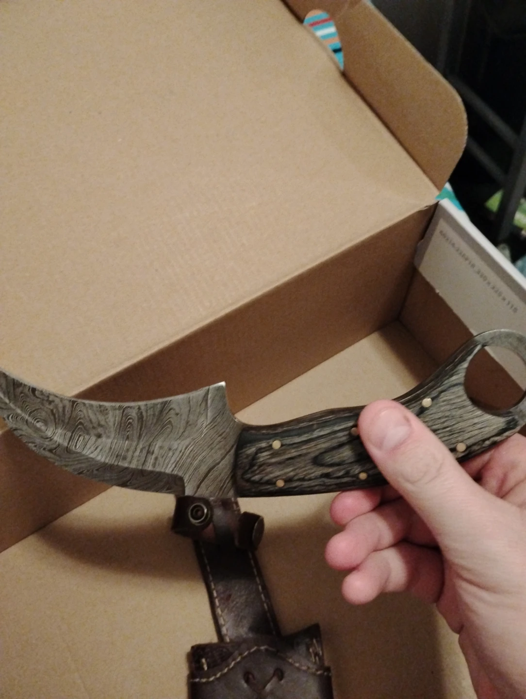 Curved Karambit Knife with Sheath