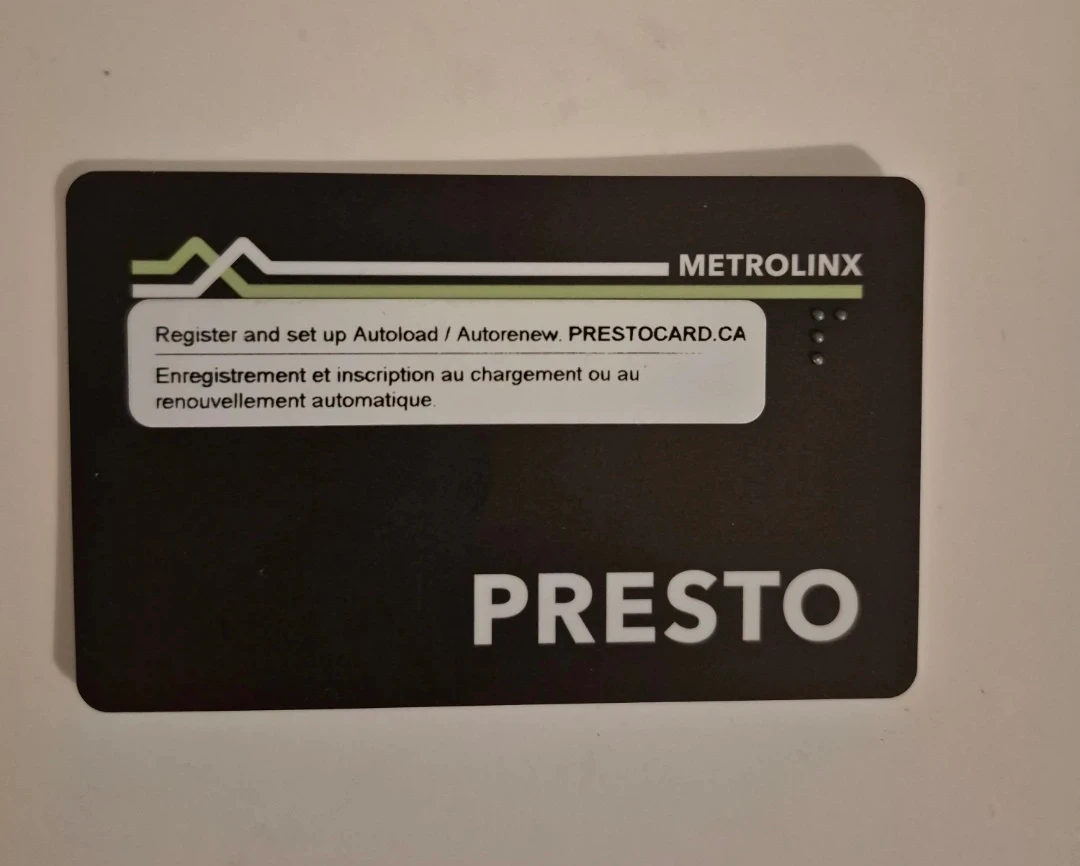 PRESTO Card - $170.00 Balance