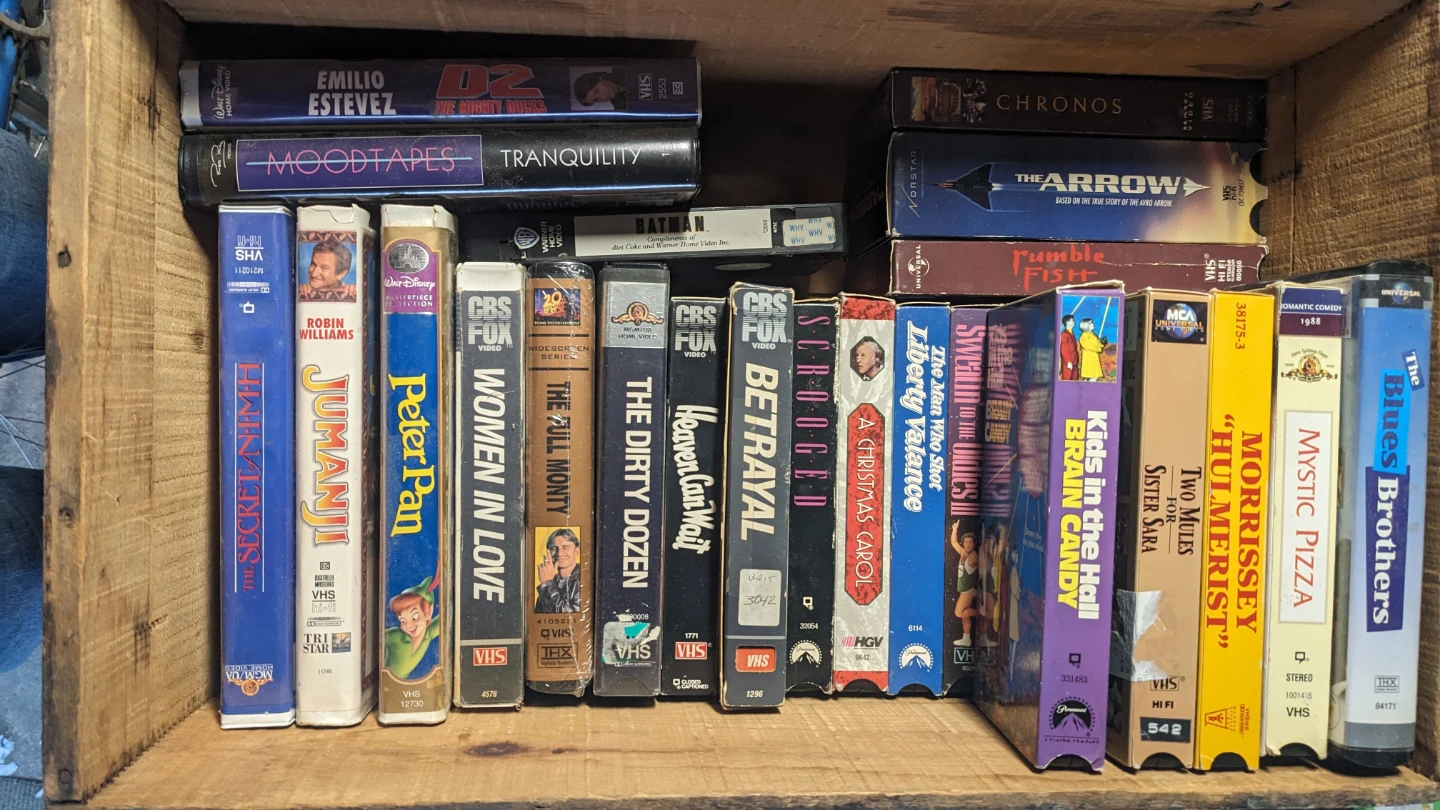 VHS Tapes: D2, Jumanji II, Peter Pan, Batman + More!