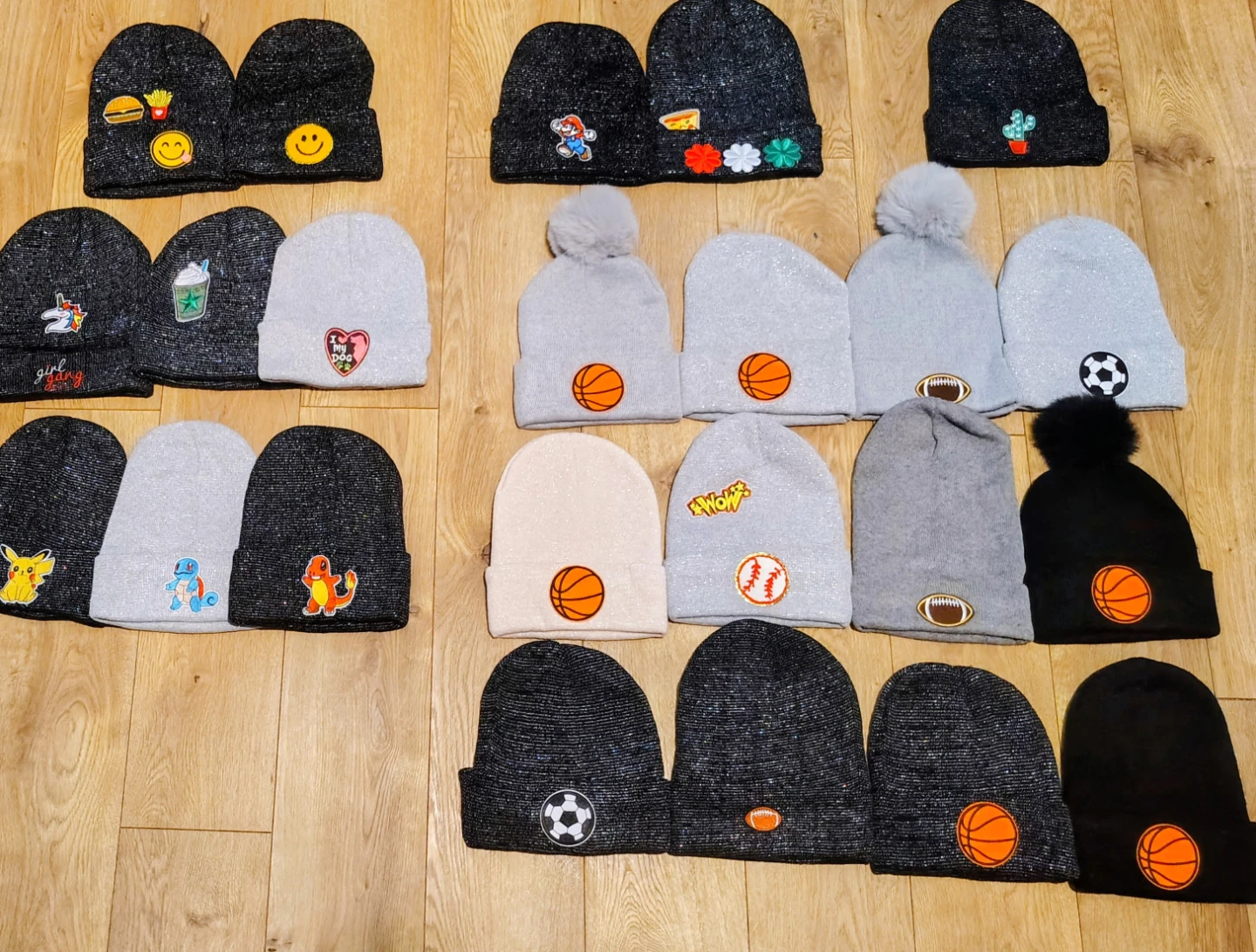 Variety of Beanies($3.50 a hat)  Fun Designs!