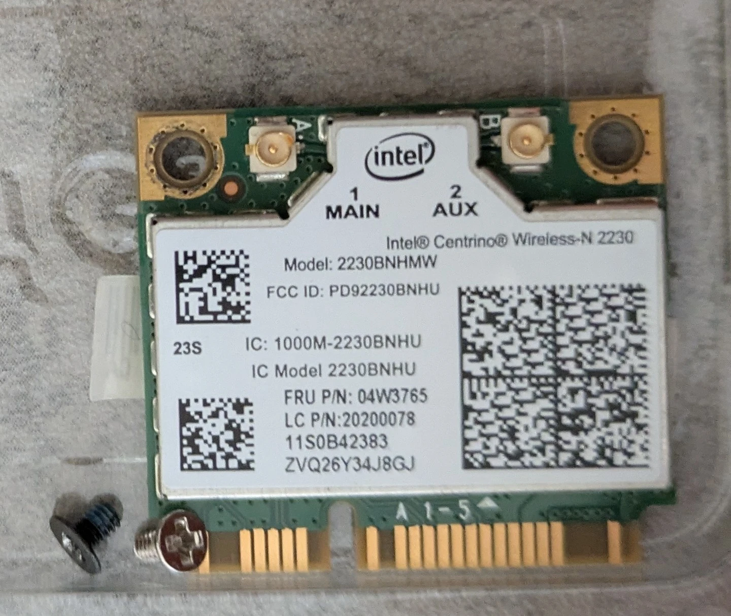 Intel Centrino Wireless-N 2230