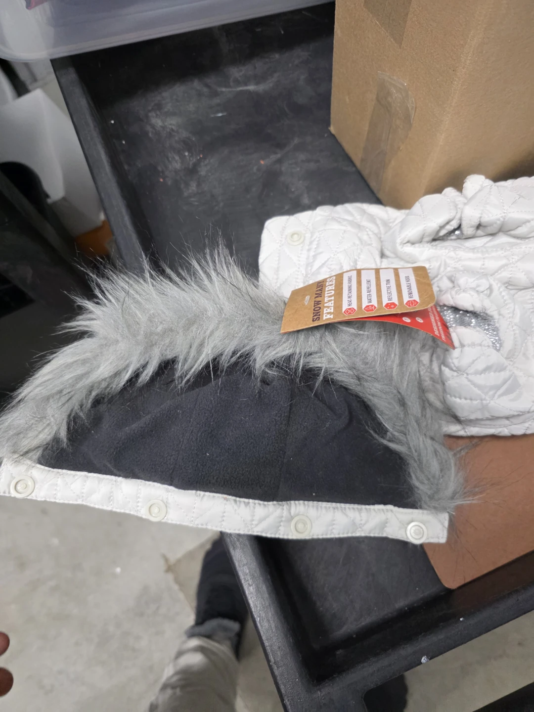Arcadia small Dog Coat - Gray - photo 4
