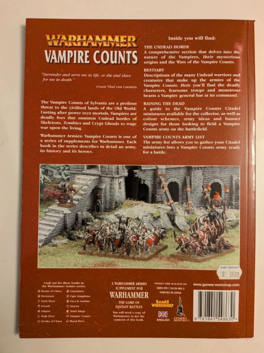 Warhammer Vampire Counts Book - photo 2