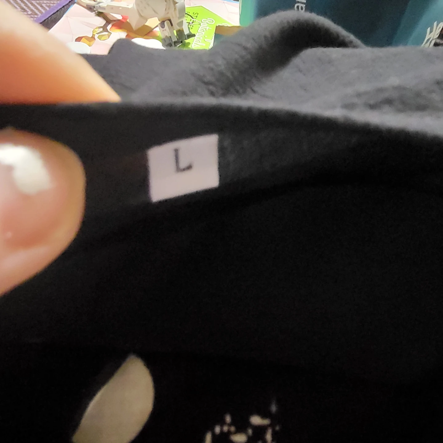 Black Polka Dot Dress - Size L - photo 3
