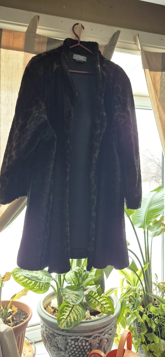 Vintage Leopard Print Coat