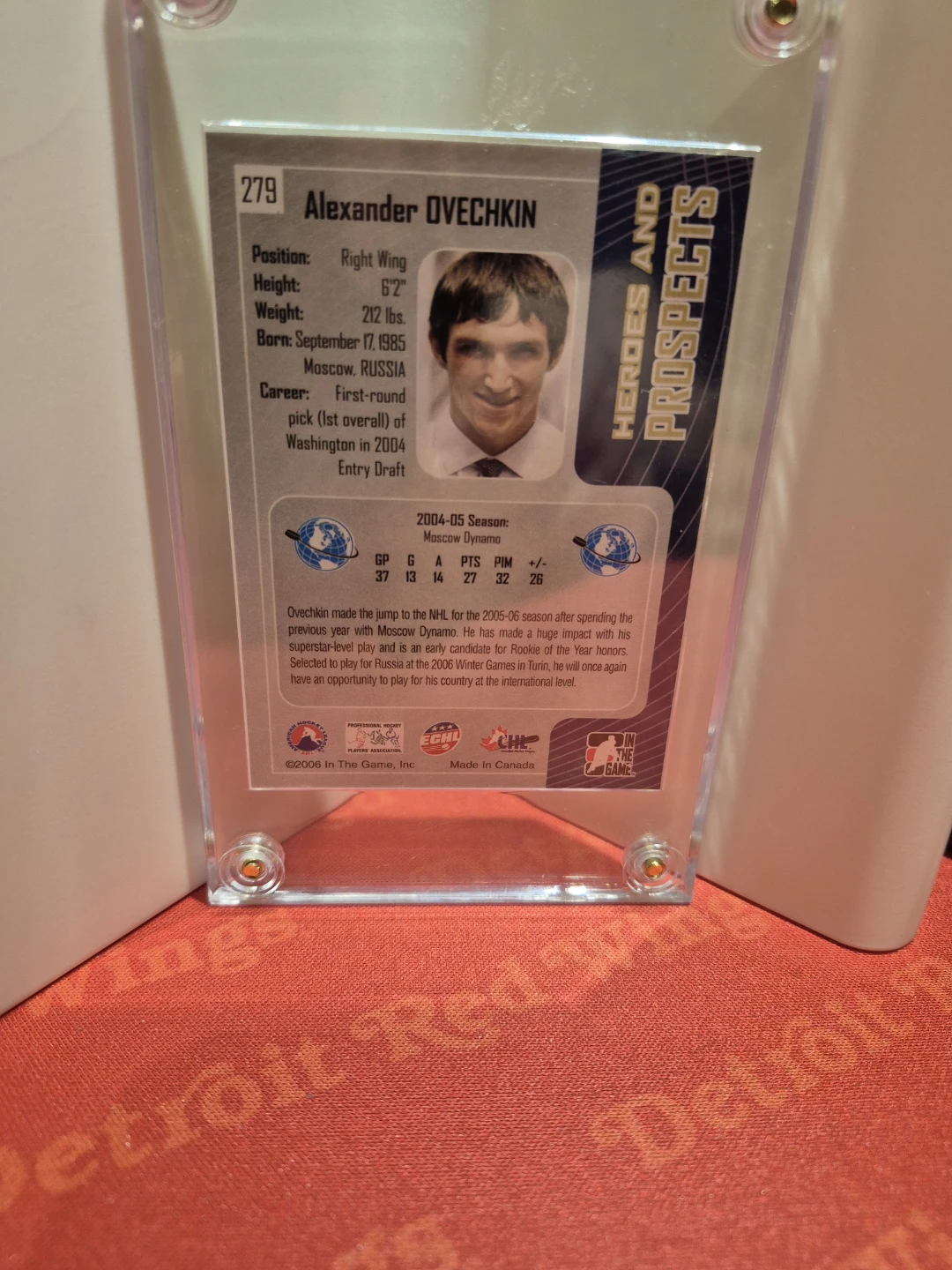 Alexander Ovechkin Hockey Card - photo 2