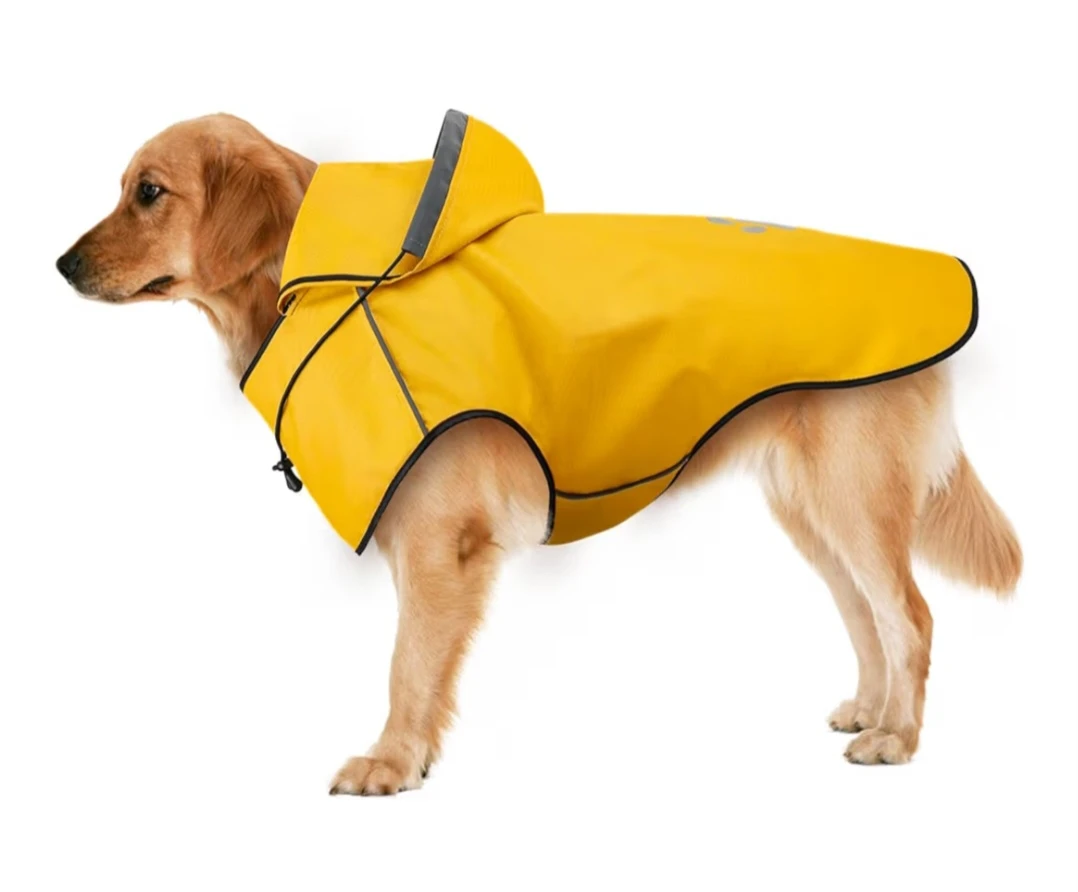 Dog Raincoat - Yellow, Size XL