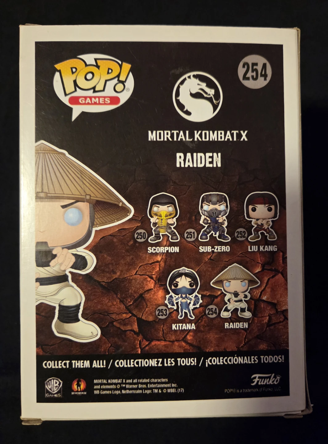 Funko POP! Mortal Kombat X Raiden #254 Vinyl Figure - photo 2