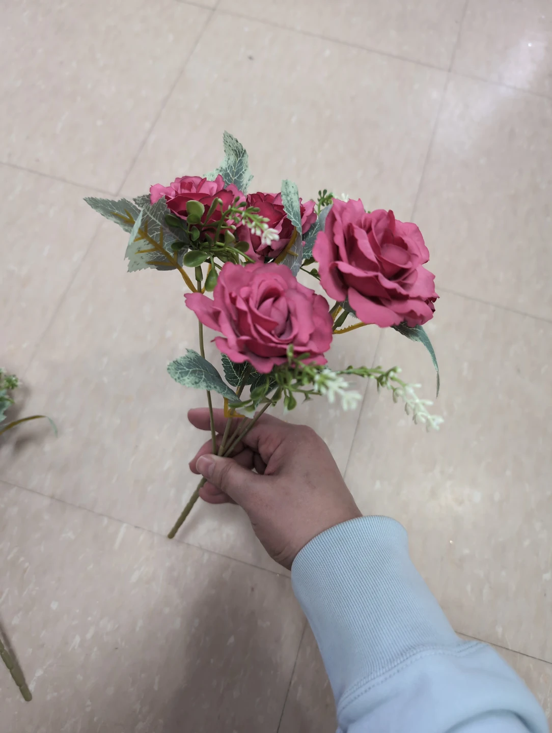 5 head artificial rose 2.5 inch $2 each bunch - photo 5