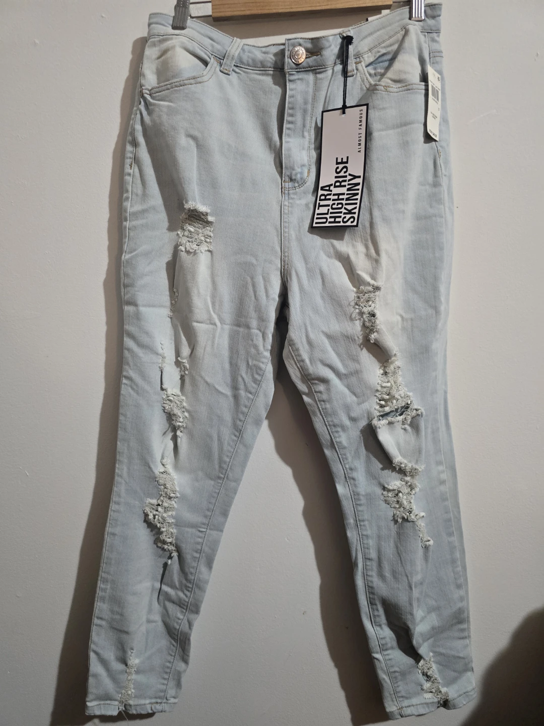 Almost Famous Ultra High Rise Skinny Jeans - Size 13