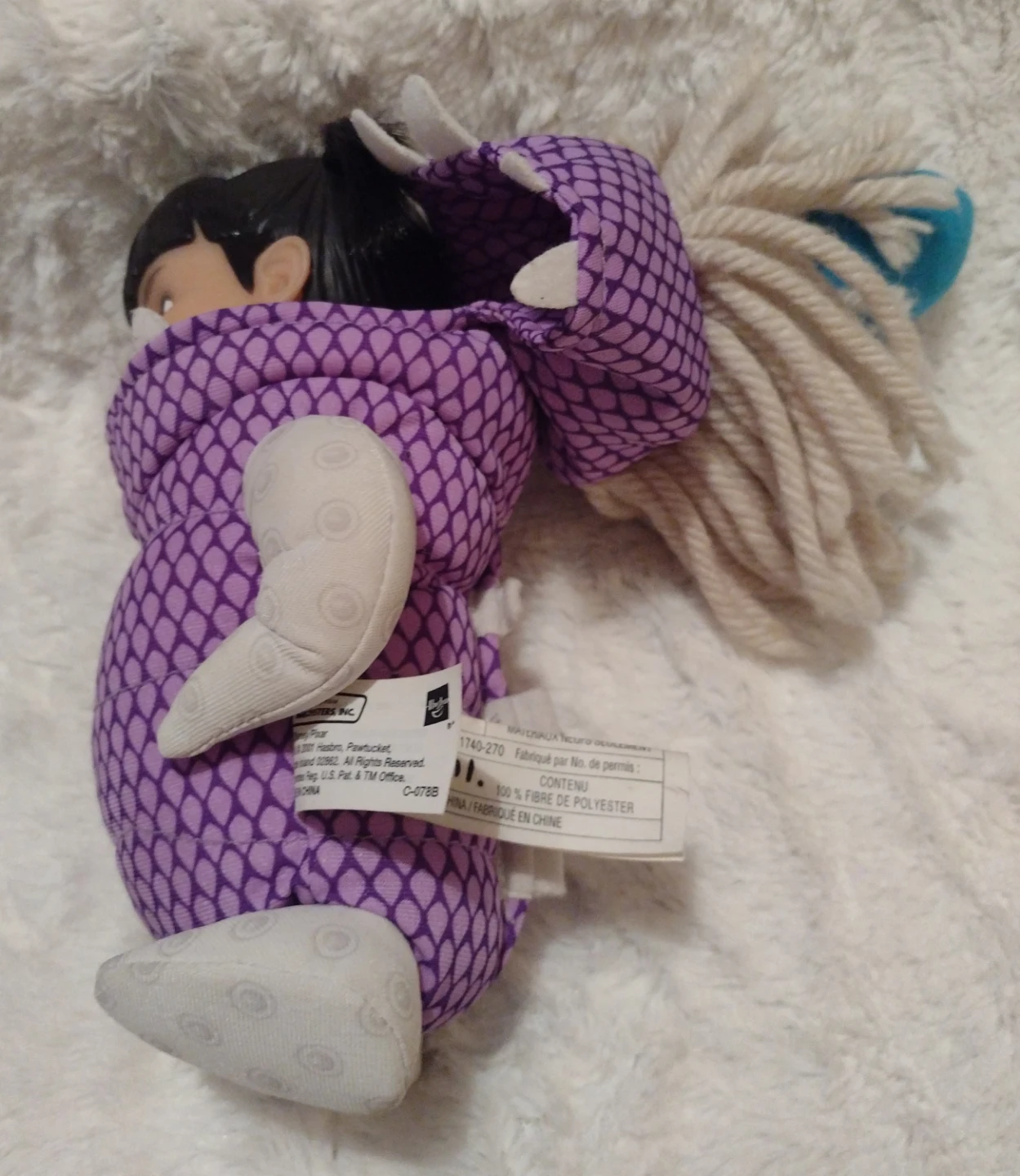 Monsters Inc Boo In Monster Costume Plush 8” 2001 Rare Disney - photo 3
