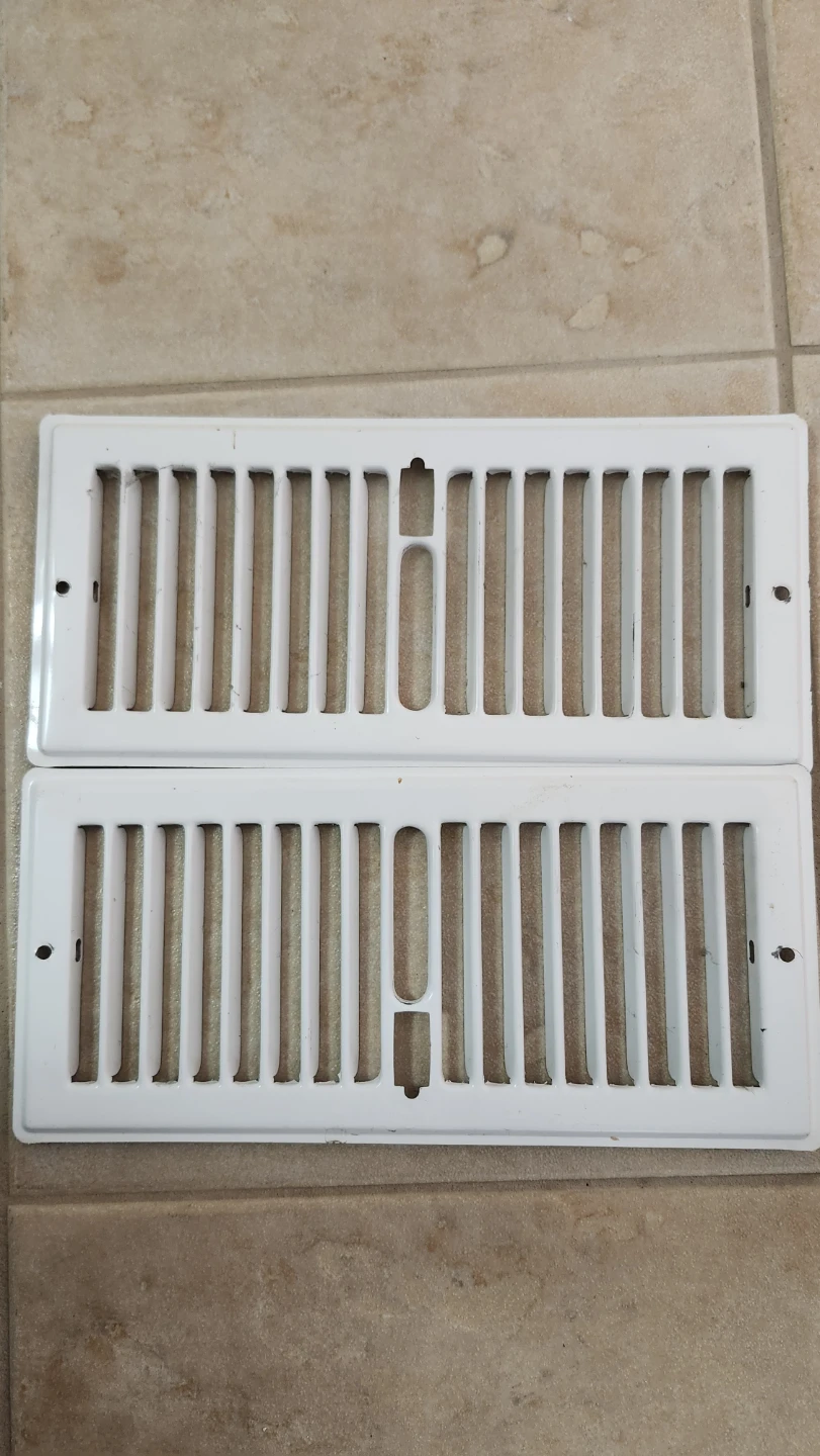 White Metal Vent Covers (2 Pack)