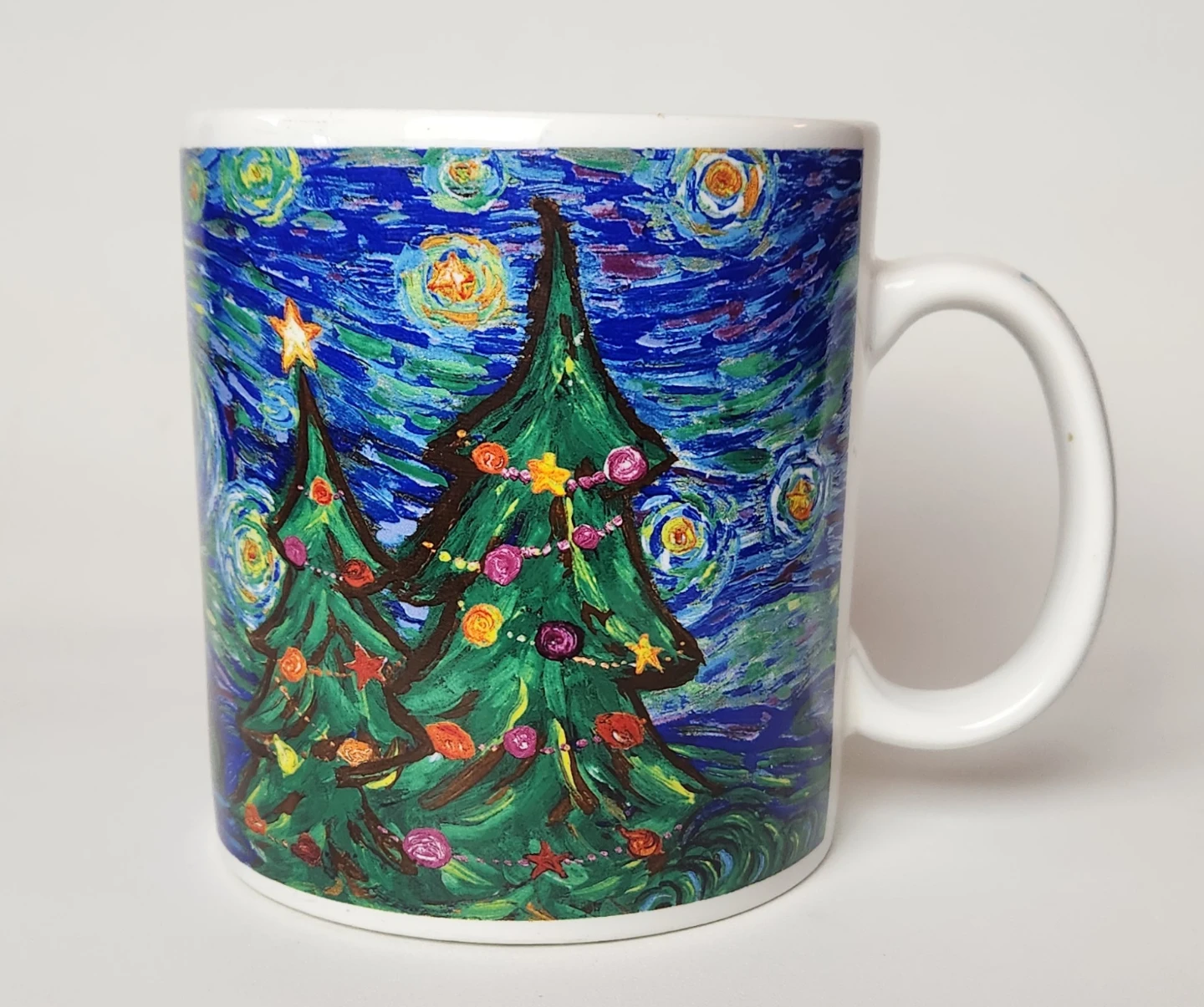 Starbucks Starry Night Christmas - Van Gogh Mug