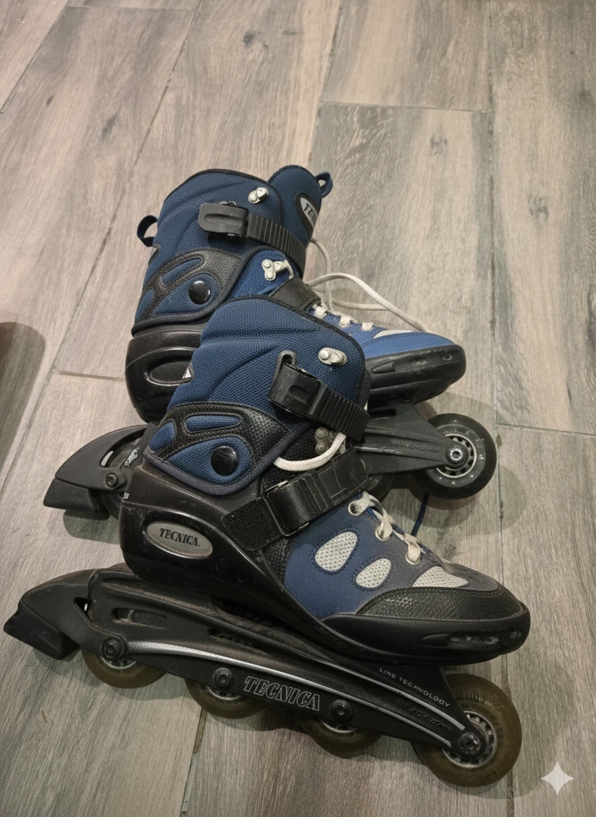 Tecnica Inline Skates - Blue and Black size 11